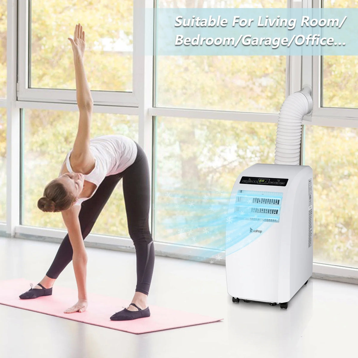 White Portable Air Conditioner F846