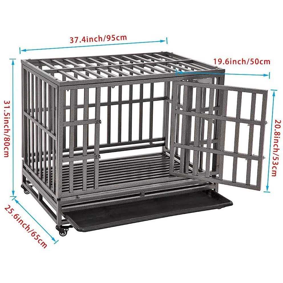Heavy Duty Metal Dog Cage A6524