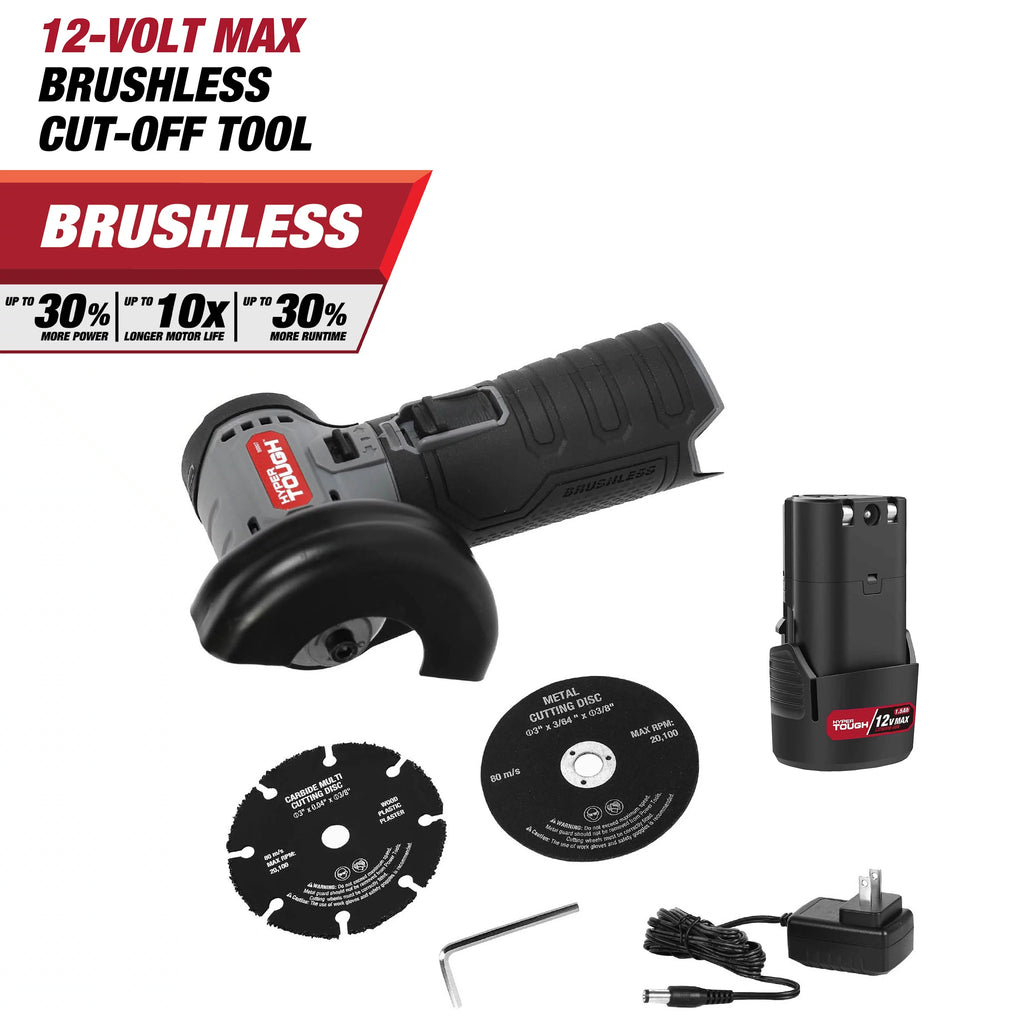 12-Volt Cordless Brushless Cut Off Tool U86333