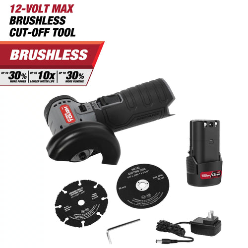 12-Volt Cordless Brushless Cut Off Tool U86333