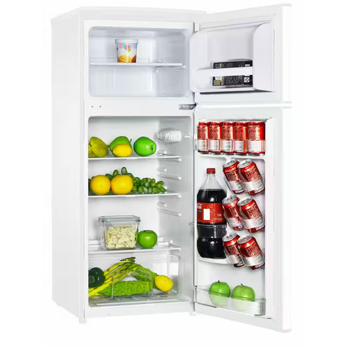 18.5 in. W 4.5 cu. ft. 2-Door Mini Refrigerator with Freezer in White G69014