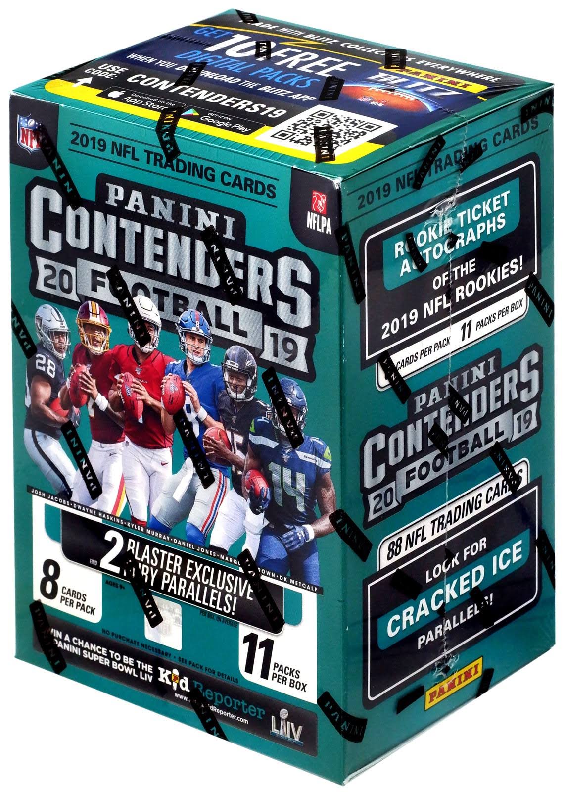 2019 Panini Contenders Football 11-Pack Blaster Box G58295