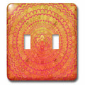 Aztec Flower Mandala Double Toggle Switch E98422