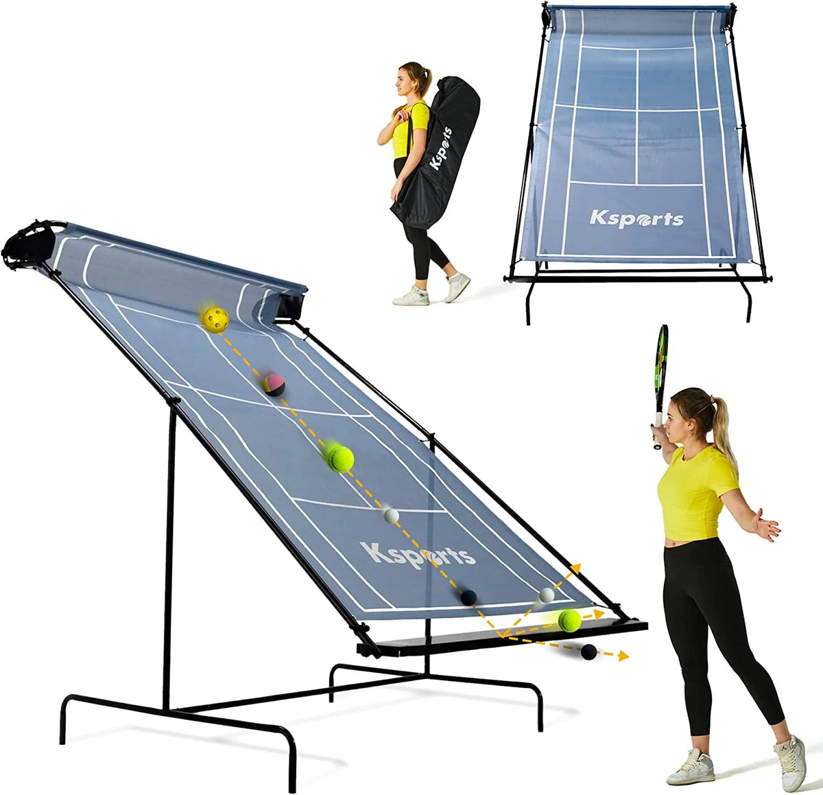 Tennis Rebounder Net Blue P699654