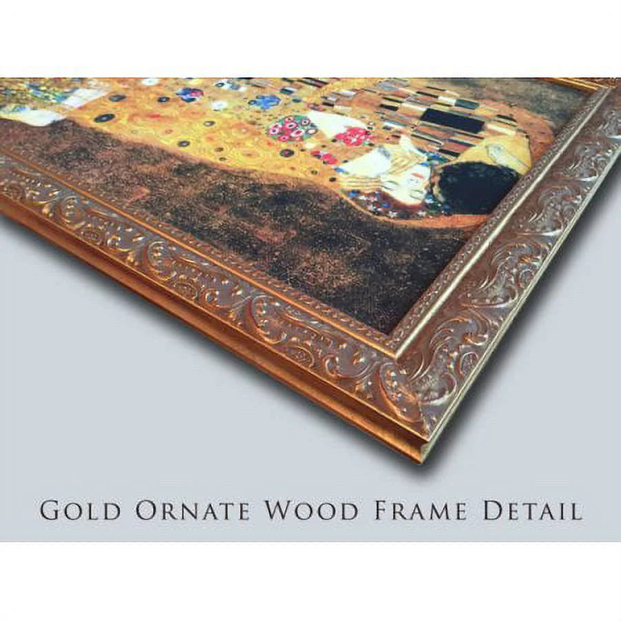 Gold Ornate Wood Framed Art Print X75409