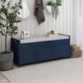 Blue Storage Bench F9591