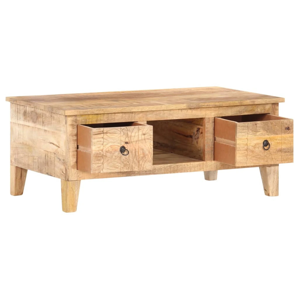 Rough Mango Wood Coffee Table N3741
