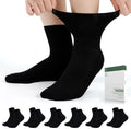 6 Pairs Bamboo Viscose Non Binding Ankle Diabetic Socks Z72975