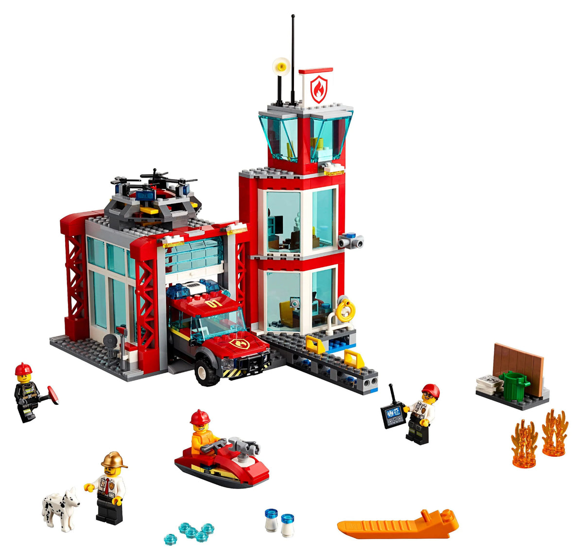 Fire Station Building Set 509 Pieces O91205