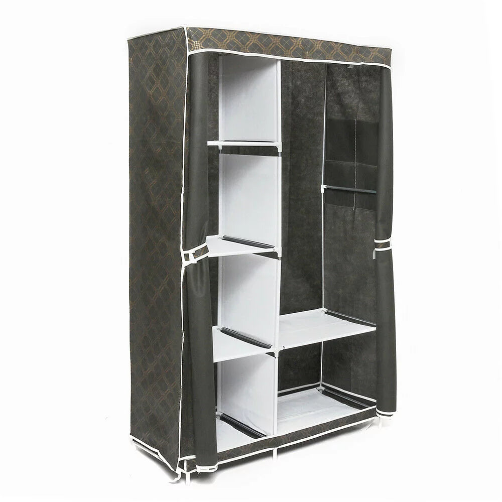 Portable Clothes Closet Wardrobe Storage Organizer C3778