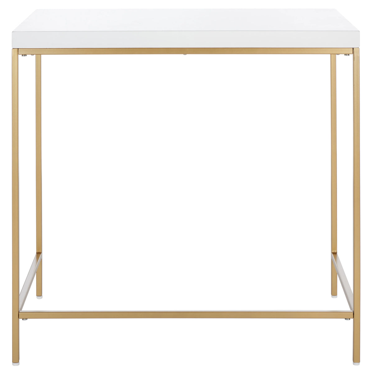 White Gold Wood Writing Desk N89286