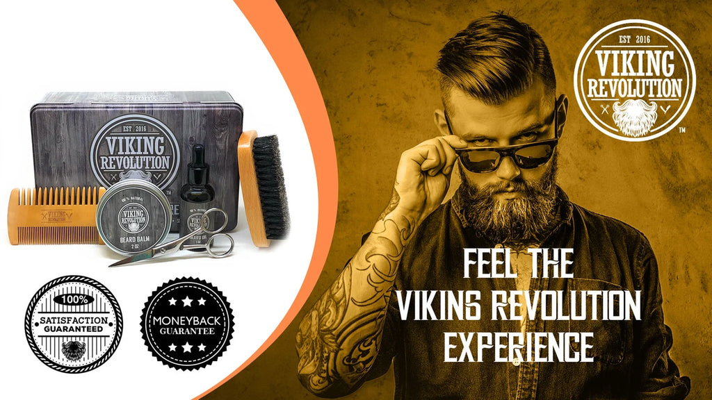 Beard Care Kit with Beard Balm, Beard Oil, Scissors L7483