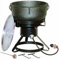 17.5-Inch Outdoor Cooker with 10-Gallon Cast Iron Pot I1195