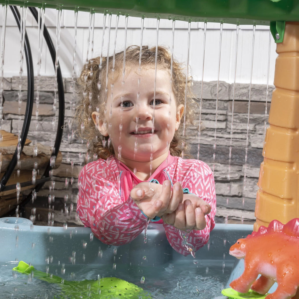 Gray Plastic Water Table with 13-piece Playset K989