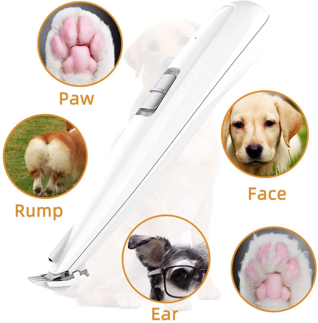 Cordless Rechargeable Electric Dog Paw Fur Trimmer U148690