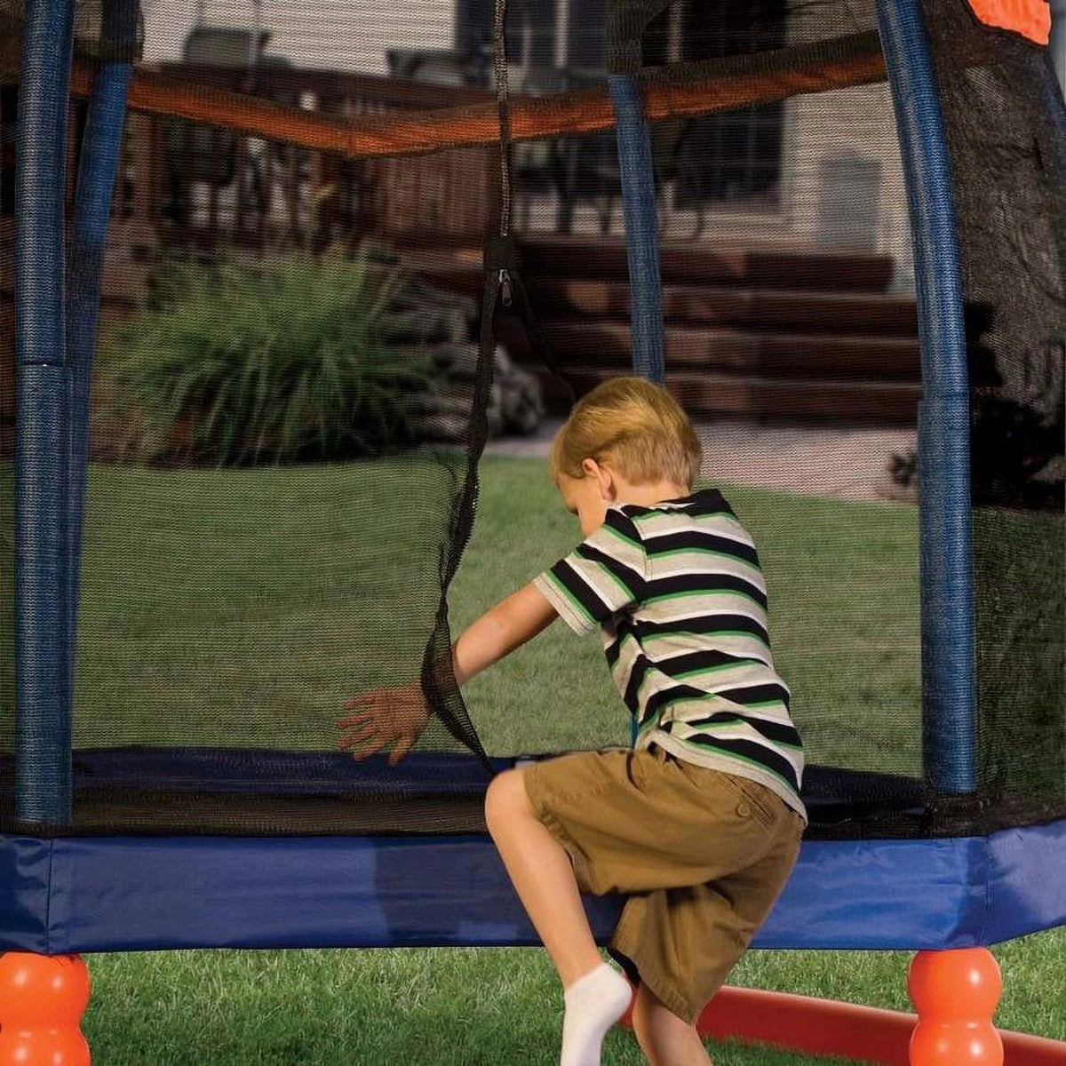 7-Foot Trampoline with Enclosure A114