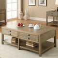 Light Oak 2-Drawer Coffee Table K5190