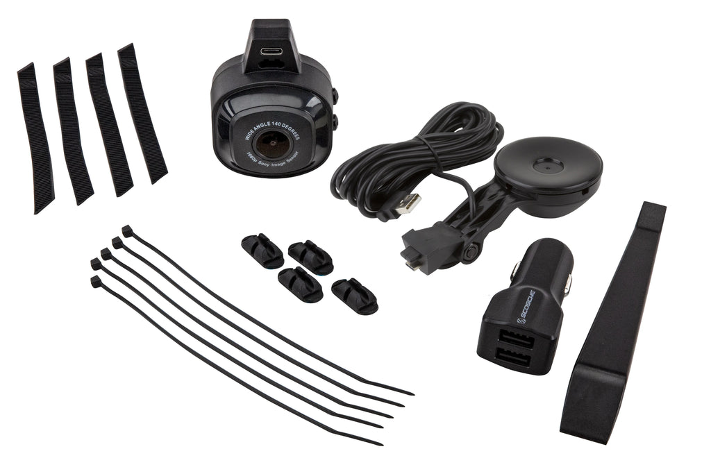 Full HD Smart Windshield Mount Car Dash Cam Black D5500