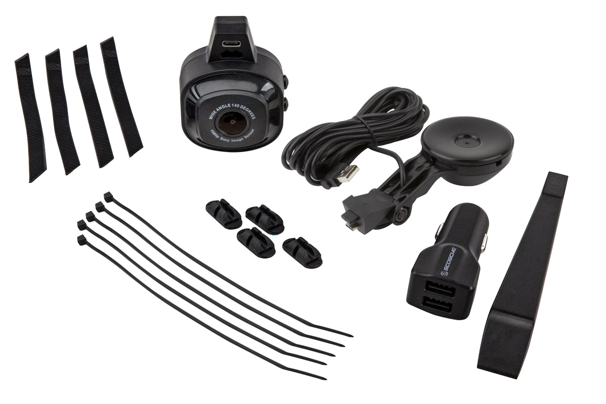 Full HD Smart Windshield Mount Car Dash Cam Black D5500