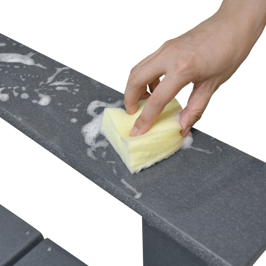 Dark Grey HDPE Resin Adirondack Chair M129213