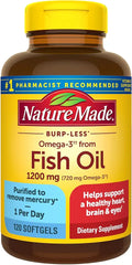 Omega 3 Fish Oil 1200 mg Softgels M7341