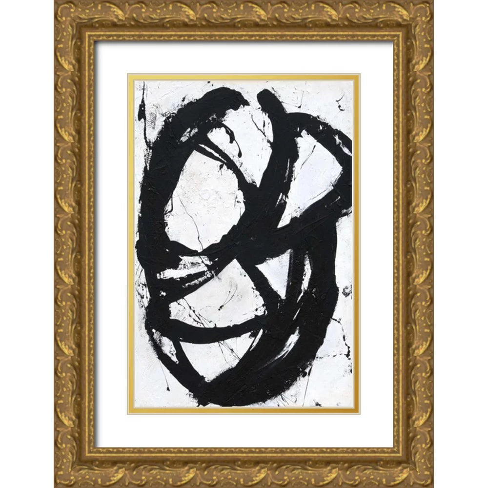 Gold Ornate Wood Framed Art Print X75409