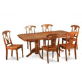 5 Piece Dining Table and Chair Set with Oval Table and 4 Chairs E49245