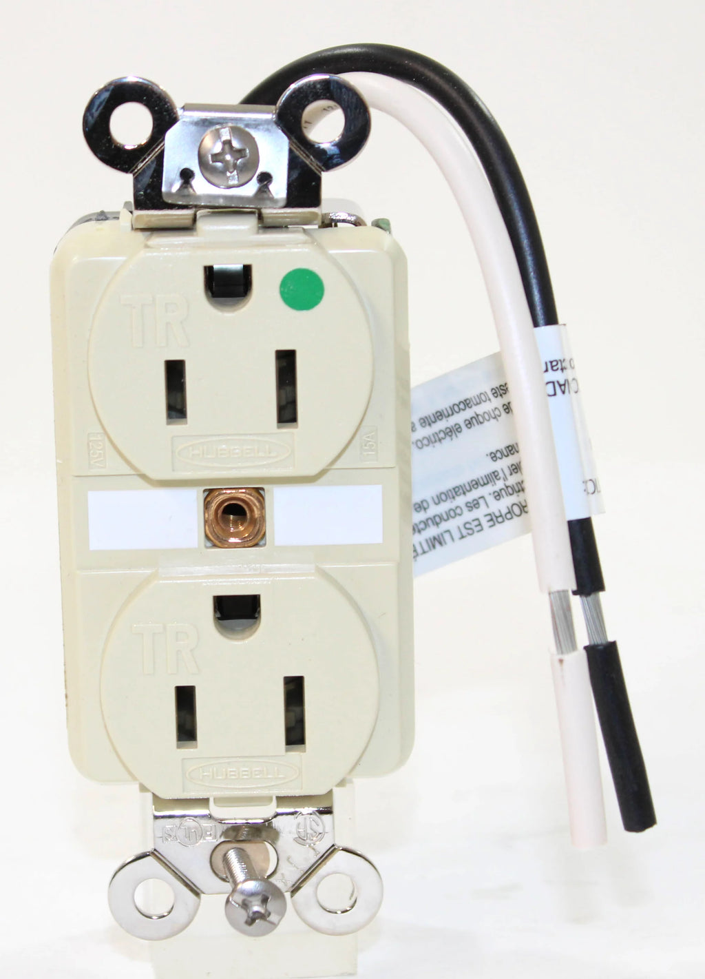 Ivory 15 A Receptacle D27932