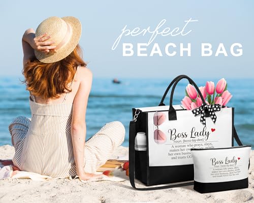 Canvas Tote Bag & Makeup Bag Gift Set A5468
