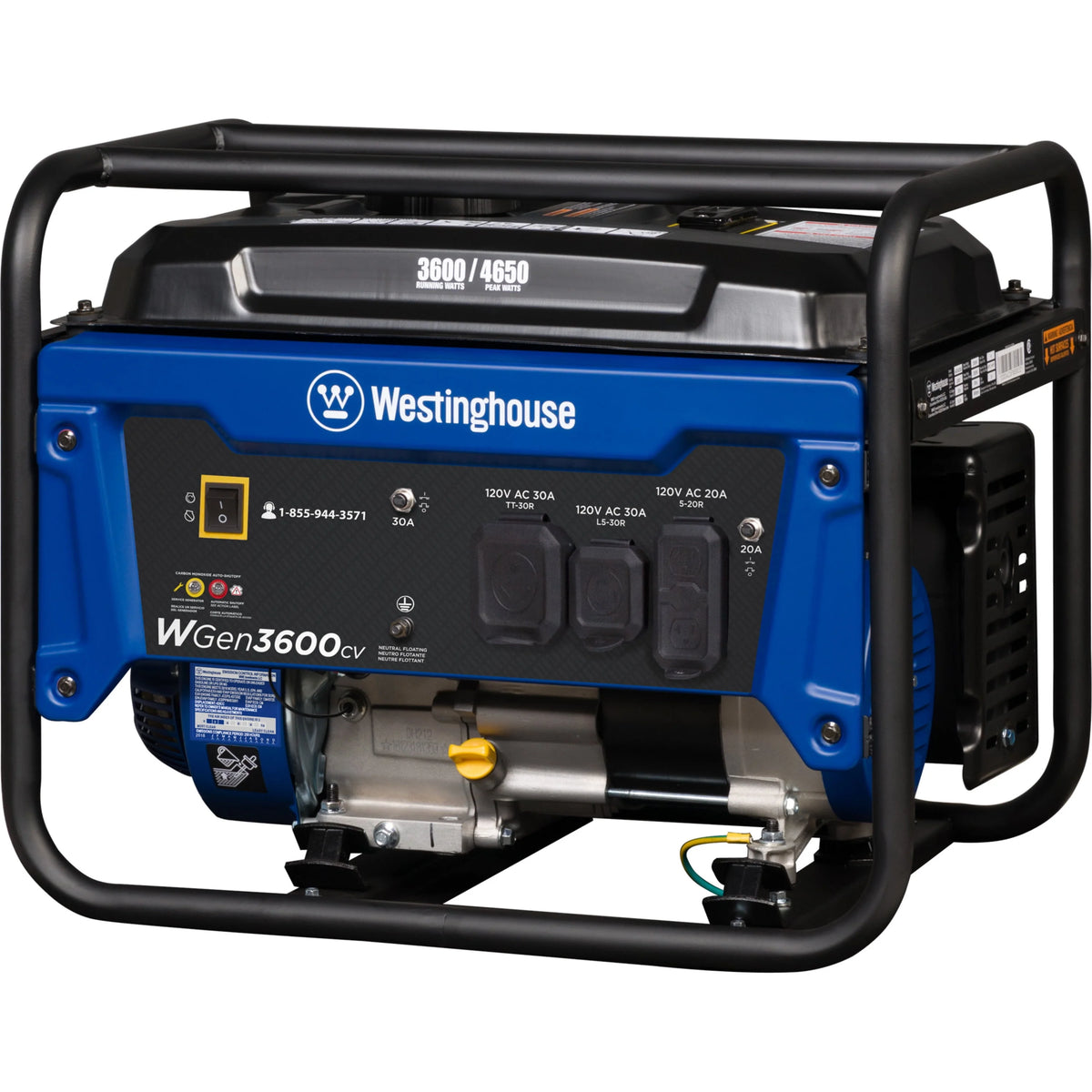 4650 Peak Watt Portable Gas Powered Generator F686027